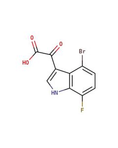 Astatech 2-(4-BROMO-7-FLUORO-3-INDOLYL)-2-OXOACETIC ACID; 1G; Purity 95%; MDL-MFCD30742661